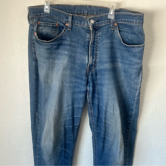 Levi’s 531 Athletic Slim Flex Mens Jean, Dark Blue 38 X 32 - Picture 4 of 10